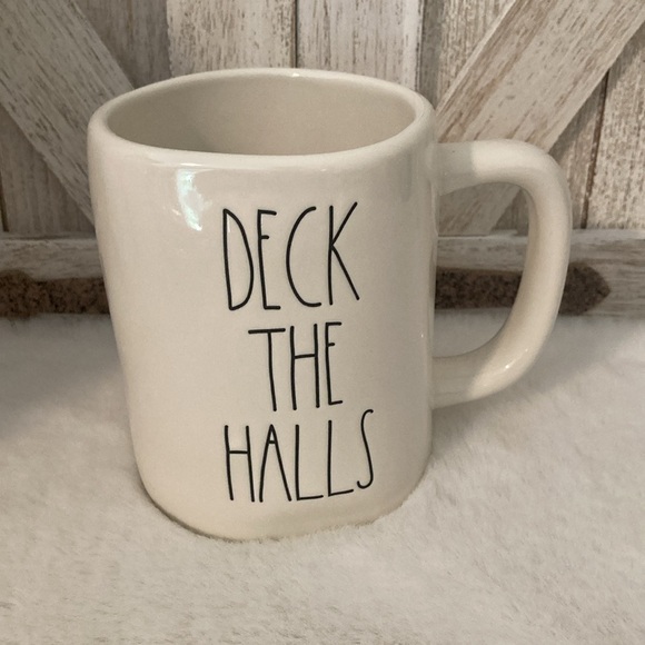 Rae Dunn Deck The Hall Christmas Mug - Picture 2 of 5